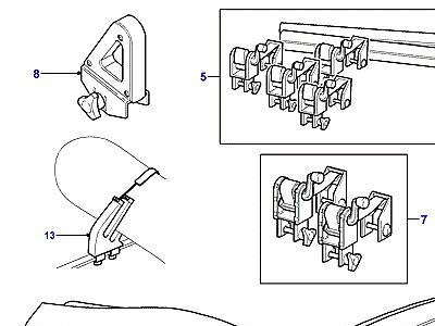 A01070 EXTERNAL CARRYING EQUIPMENT  Freelander 1 (L314)