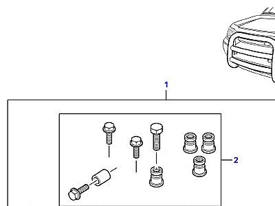 A01130 NUDGE BARS  Freelander 1 (L314)
