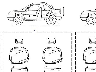 A01150 SEAT COVERS-WATERPROOF  Freelander 1 (L314)
