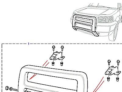 A01175 SOFT PROTECTION BAR  Freelander 1 (L314)