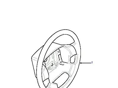 A01185 РУЛЕВОЕ КОЛЕСО  Freelander 1 (L314)