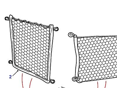 A01190 STOWAGE NETS  Freelander 1 (L314)