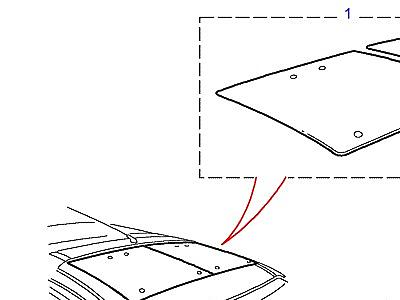 A01195 SUNROOF GLASS & SUNBLINDS  Freelander 1 (L314)