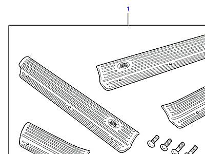 A01245 TRIM - SCUFF PLATES  Freelander 1 (L314)