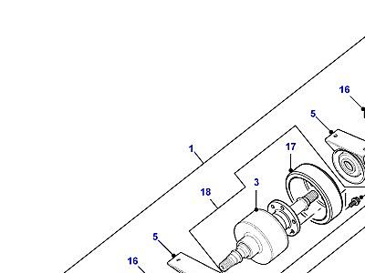 B04005 КАРДАННЫЕ ВАЛЫ AND VISCOUS COUPLING  Freelander 1 (L314)