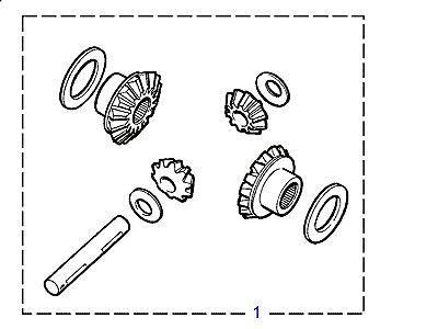 B05005 CROWNWHEEL & PINION  Freelander 1 (L314)