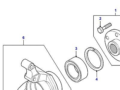 B05020 HUB-REAR  Freelander 1 (L314)