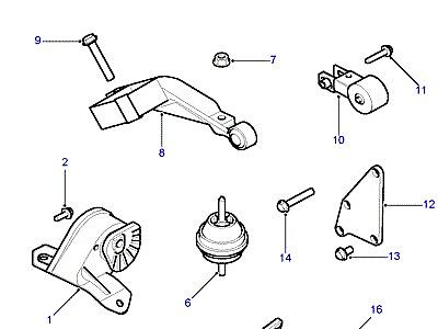 C02005 ОПОРА ДВИГАТЕЛЯ  Freelander 1 (L314)