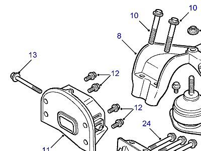 C02020 ОПОРА ДВИГАТЕЛЯ  Freelander 1 (L314)