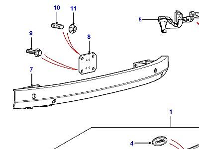 C02052 РЕШЕТКА РАДИАТОРА И ПЕРЕДНИЙ БАМПЕР  Freelander 1 (L314)