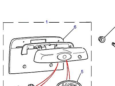 C03040 HANDLE-REAR END DOOR-TO (V) 1A999999  Freelander 1 (L314)