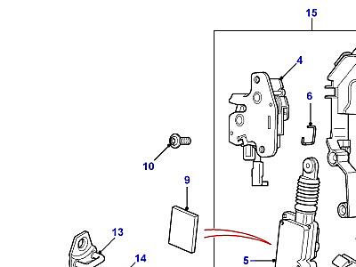 C03045 LATCH-REAR END DOOR  Freelander 1 (L314)