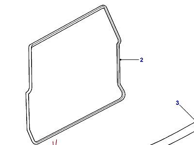 C03065 REAR END DOOR SEALS  Freelander 1 (L314)