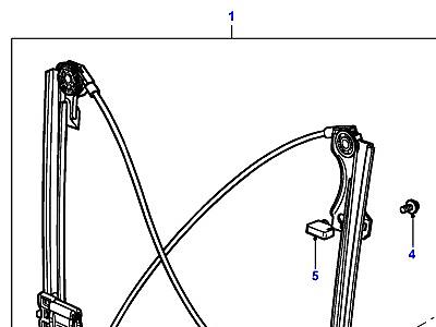 C03070 REGULATOR-SIDE DOOR WINDOW-FRONT  Freelander 1 (L314)