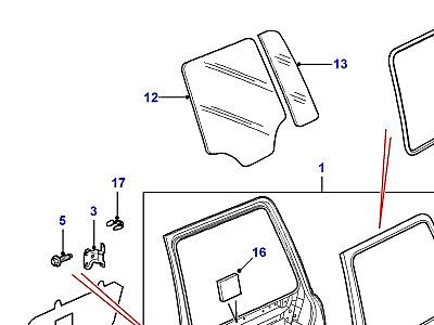 C03085 SIDE DOOR В СБОРЕ -REAR  Freelander 1 (L314)