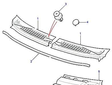 C04045 FINISHERS-PLENUM-FROM (V) 2A000001  Freelander 1 (L314)
