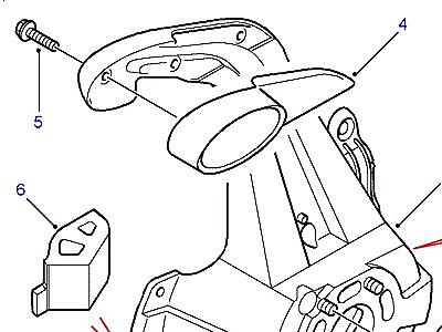 C04060 КРЕПЛЕНИЕ ЗАПАСНОГО КОЛЕСА  Freelander 1 (L314)