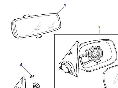 C05010 MIRRORS  Freelander 1 (L314)