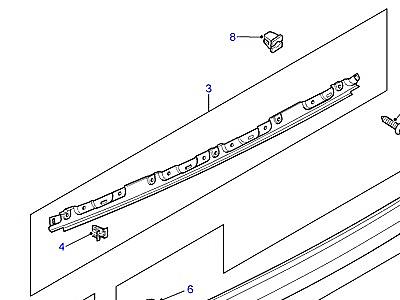 C06005 BACKLIGHT FINISHERS  Freelander 1 (L314)