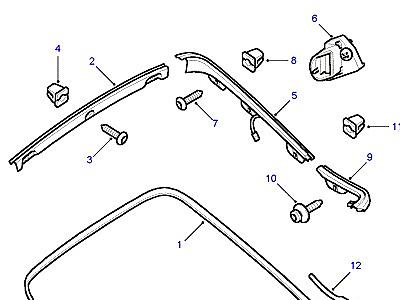 C06020 HOOD SEALS  Freelander 1 (L314)