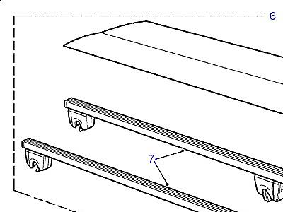 C06030 ROOF RAIL  Freelander 1 (L314)