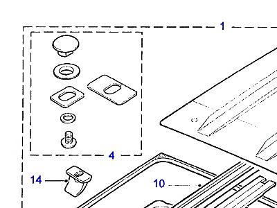 C06050 SUNROOF - OPAQUE PANEL  Freelander 1 (L314)
