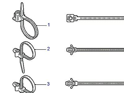 D03005 CABLE CLIPS  Freelander 1 (L314)