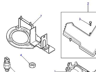 D04040 HOUSING & DUCTS - ENGINE MANAGEMENT  Freelander 1 (L314)