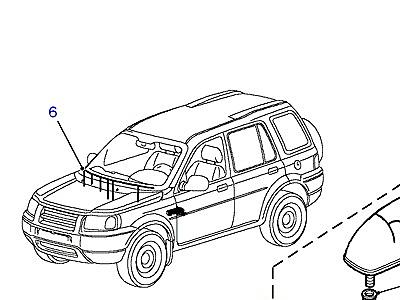 D07005 ANTENNA-ROOF MOUNTED  Freelander 1 (L314)
