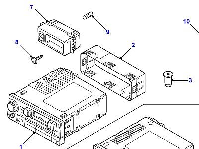 D07010 RADIO CASSETTE & CD SYSTEM  Freelander 1 (L314)
