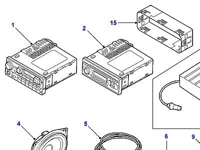 D07015 RADIO CASSETTE & CD SYSTEM  Freelander 1 (L314)