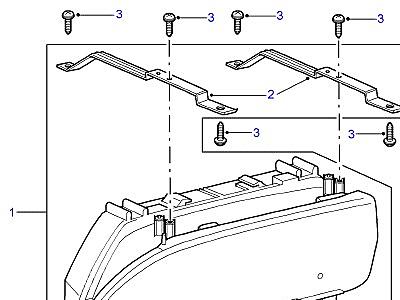 D08025 INSTRUMENT PACK COMPLETE  Freelander 1 (L314)