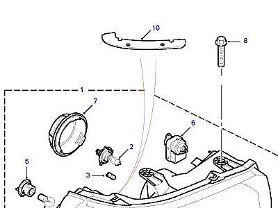 D09005 ФАРЫ И ПЕРЕДН.УКАЗ.ПОВОРОТА  Freelander 1 (L314)