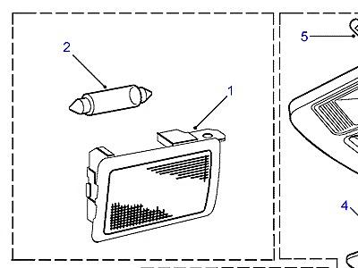 D09025 ЛАМПЫ ОСВЕЩЕНИЯ САЛОНА  Freelander 1 (L314)