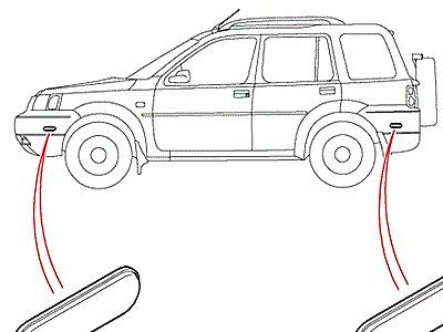 D09045 SIDE MARKER LAMPS - FRONT AND REAR  Freelander 1 (L314)