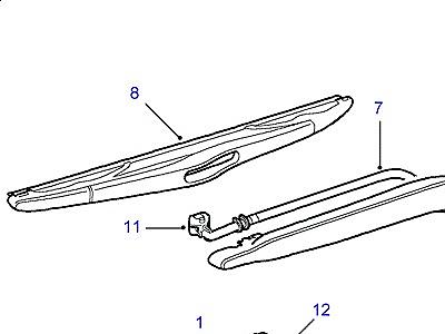 D13005 REAR SCREEN WIPER/WASH  Freelander 1 (L314)