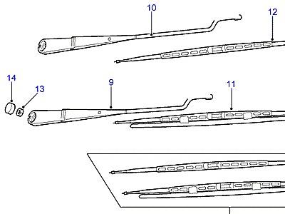 D13015 ОЧИСТИТЕЛЬ ЛОБОВОГО СТЕКЛА  Freelander 1 (L314)