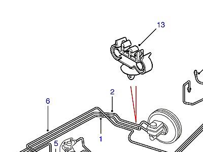 E04010 ТОРМОЗНЫЕ ТРУБОПРОВОДЫ  Freelander 1 (L314)