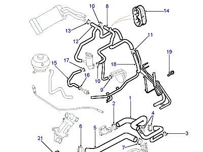 F02025 RADIATOR HOSES  Freelander 1 (L314)