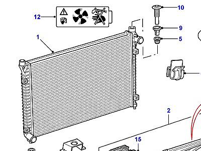 F02060 ВЕНТИЛЯТОР И КОЖУХ РАДИАТОРА  Freelander 1 (L314)