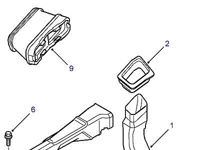 F03010 DUCTING  Freelander 1 (L314)
