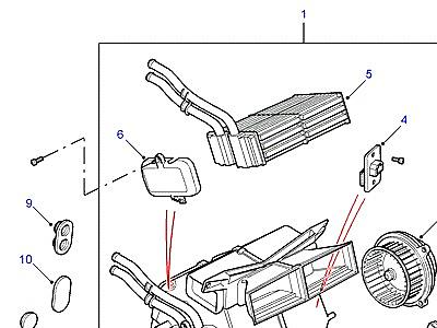 F03015 ОТОПИТЕЛЬ  Freelander 1 (L314)
