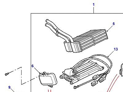 F03020 ОТОПИТЕЛЬ  Freelander 1 (L314)