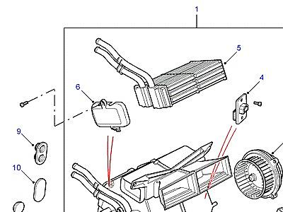 F03025 ОТОПИТЕЛЬ  Freelander 1 (L314)
