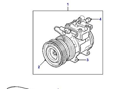 G01005 СИСТЕМА КОНДИЦИОНИРОВАНИЯ COMPRESSOR  Freelander 1 (L314)