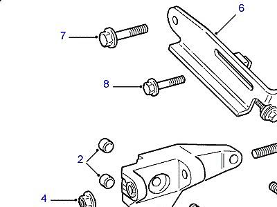 G01015 ALTERNATOR BRACKETS  Freelander 1 (L314)