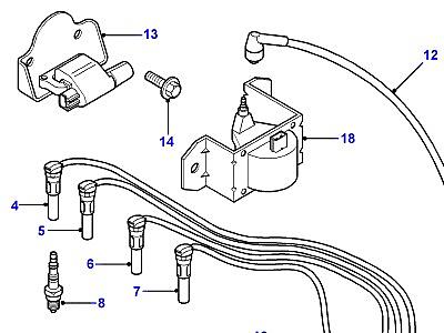 G01065 IGNITION COIL  Freelander 1 (L314)