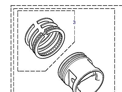 G01090 PISTONS & RINGS  Freelander 1 (L314)
