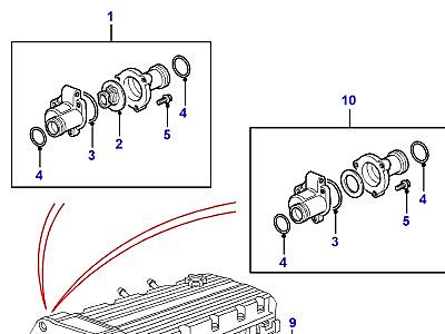 G01115 ТЕРМОСТАТ  Freelander 1 (L314)