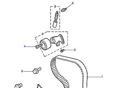 G01125 TIMING BELT  Freelander 1 (L314)